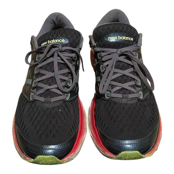New Balance Fresh Foam 1080v6 Running Shoes Men’s Size 13 Black Red Navy - Picture 4 of 9